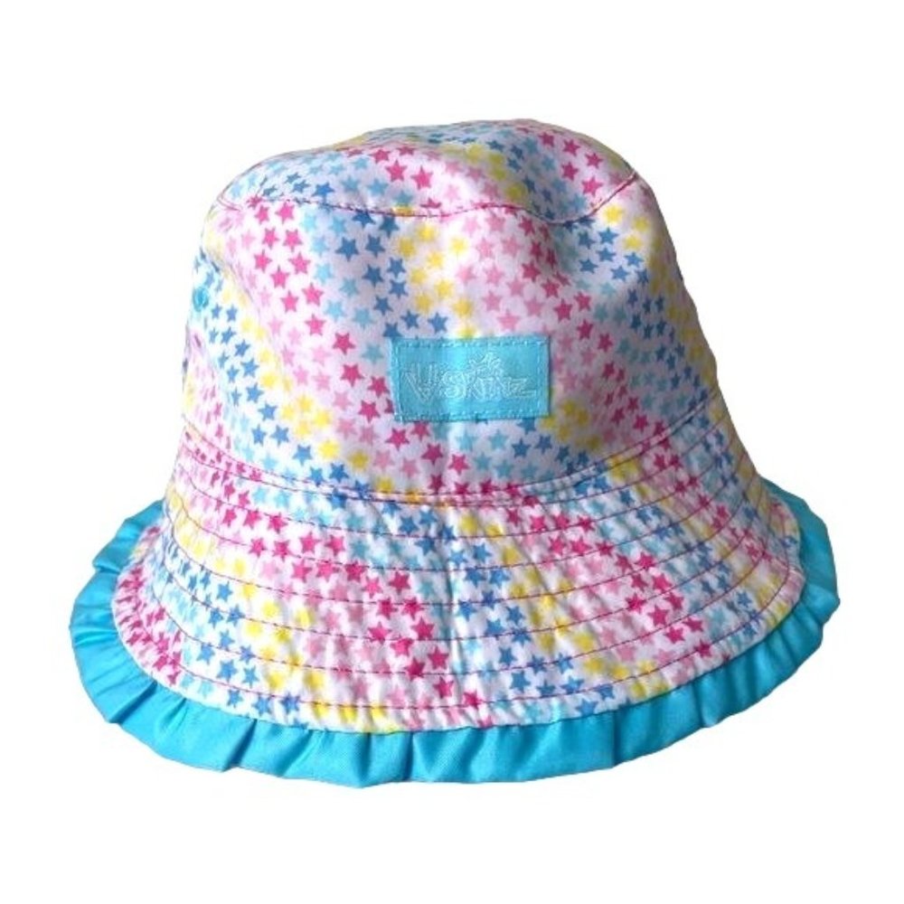 UV Skinz Stars & Unicorns 🦄 Sun Hat, Sz 12-18 months